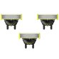Philips Norelco OneBlade OneBlade QP430/50 set 3 Lama di ricambio 360