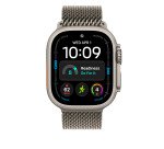 Apple Bracelet Milanais en titane naturel 49 mm - Medium