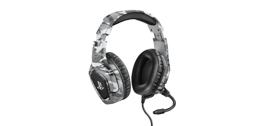 Trust GXT 488 Forze PS4 Casque Avec fil Arceau Gaming Noir, Gris