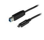 StarTech.com USB31CB1M USB Kabel 1 m USB 3.2 Gen 2 (3.1 Gen 2) USB C USB B Schwarz