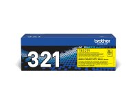 Brother TN-321 / TN321Y Tóner original amarillo de capacidad estándar (1500 páginas)