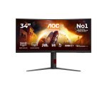 Ecran PC Aoc Gaming CU34G4Z 34" incurvé 240 Hz WQHD Noir et Rouge