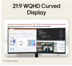 LG 34U601B-B écran plat de PC 86,4 cm (34") 3440 x 1440 pixels Dual WQHD LCD Noir
