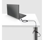 StarTech.com Câble Antivol PC Compatible avec Noble Wedge® de 2m - Câble de Sécurité avec Verrou à Clé, Câble Antivol pour Ordinateur Portable Dell XPS/Latitude/2-in-1 - Câble de Verrouillage