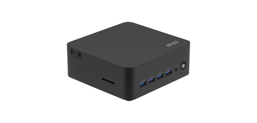 MSI Cubi Z 8M-036BEU Cubo Nero 255 AMD SoC 3,8 GHz Altoparlanti incorporati
