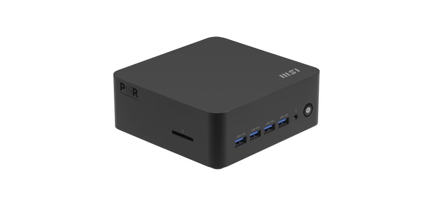 MSI Cubi Z AI 8M-006BEU Cubo Nero 8845HS AMD SoC 3,8 GHz Altoparlanti incorporati