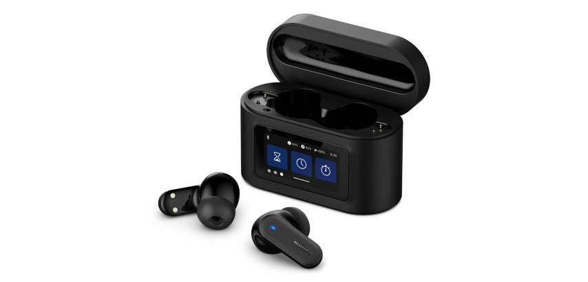 Philips Serie 6000 TAT6000BK/00 cuffia e auricolare True Wireless Stereo (TWS) In-ear Musica e Chiamate Bluetooth Nero