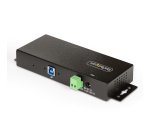 StarTech.com 5G7AINDRM-USB-A-HUB interface hub USB 3.2 Gen 1 (3.1 Gen 1) Type-B 5000 Mbit/s Black