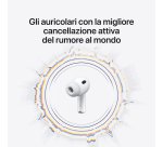 Apple AirPods Pro (terza generazione) AirPods Pro (3rd generation) Auricolare True Wireless Stereo (TWS) In-ear Chiamate/Musica/Sport/Tutti i giorni Bluetooth Bianco