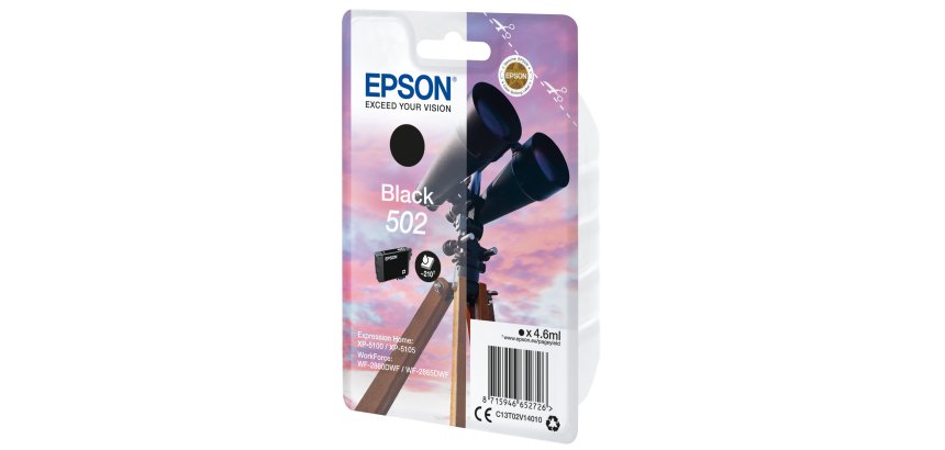 Epson Singlepack Black 502 Ink