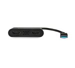StarTech.com USB 3.0 naar Dual HDMI Adapter - Dual 1080p of Single 4K 30Hz - Externe video & grafische kaart - USB Type-A naar HDMI Dual Monitor Display Adapter - Alleen Windows - Zwart
