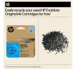 HP 937e EvoMore Cyan Original Ink Cartridge