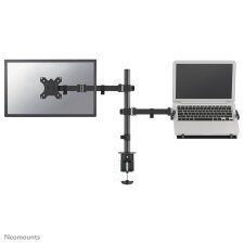 Neomounts Soporte de escritorio para monitor y notebook