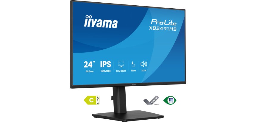 iiyama ProLite XB2491HS-B1 computer monitor 60,5 cm (23.8") 1920 x 1080 Pixels Full HD LCD Zwart