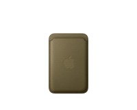 Apple Porte-cartes en tissage fin pour iPhone avec MagSafe - Olive sombre