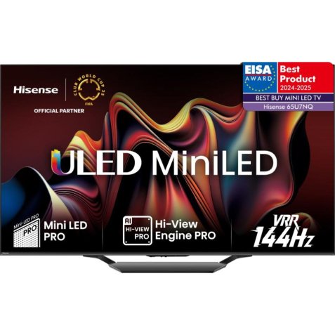 Hisense 65U79NQ TV 165.1 cm (65") 4K Ultra HD Smart TV Wi-Fi Black 500 cd/m²