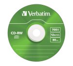 Verbatim CD-RW Colour 12x 700 MB 5 pz