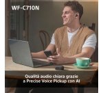 Sony WFC710NB.CE7 cuffia e auricolare True Wireless Stereo (TWS) In-ear Musica e Chiamate USB tipo-C Bluetooth Nero