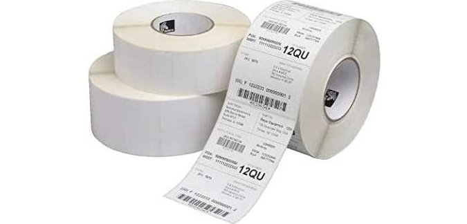Zebra 3002067 etiqueta de impresora Blanco Etiqueta para impresora autoadhesiva