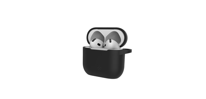 Celly AIRCASE PARA AIRPODS 4 NEGRO