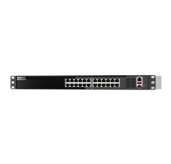 QNAP QSW-M3224-24T commutateur réseau Géré L3 10G Ethernet (100/1000/10000) 1U Noir, Argent