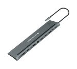 Conceptronic DONN17G laptop dock/port replicator Wired USB 3.2 Gen 1 (3.1 Gen 1) Type-C Grey