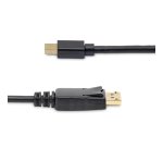 StarTech.com 6ft (1.8m) Mini DisplayPort to DisplayPort 1.2 Cable - 4K x 2K UHD Mini DisplayPort to DisplayPort Adapter Cable - Mini DP to DP Cable for Monitor - mDP to DP Converter Cord