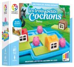 Jeu interdacta les 3 petits cochons 1 plateau + 3 maisons + 3 cochons + 1 loup + 1      livret + 1 livre avec le