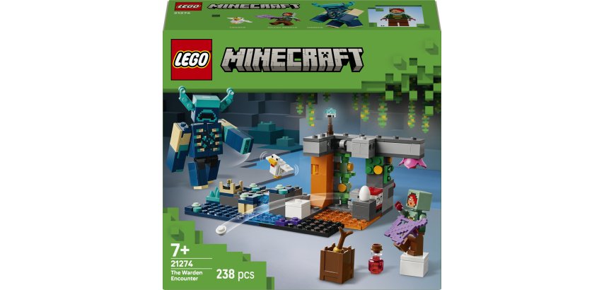 LEGO Minecraft The Warden Encounter
