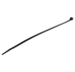 StarTech.com Fascette fermacavo riutilizzabili da 25 cm - 4 mm di larghezza, 55mm di diametro del fascio e resistenza alla trazione 22 kg, fascette in nylon autobloccanti, Omologati 94V-2/UL, 100 pezzi - nero