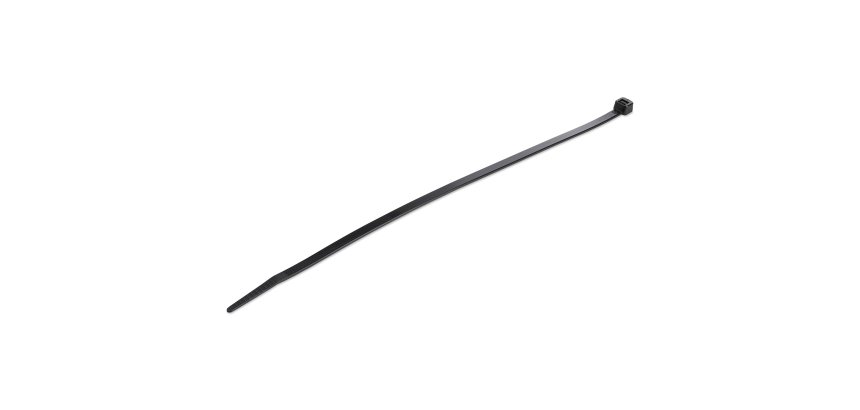StarTech.com Fascetta Fermacavi da 25cm - Fascetta in Plastica Stringicavo larga 4mm, Diametro del Fascio 68mm, Resistenza alla Trazione 22kg - Fascetta Autobloccante - 94V-2/UL - Confezione da 1000 pezzi - Nero