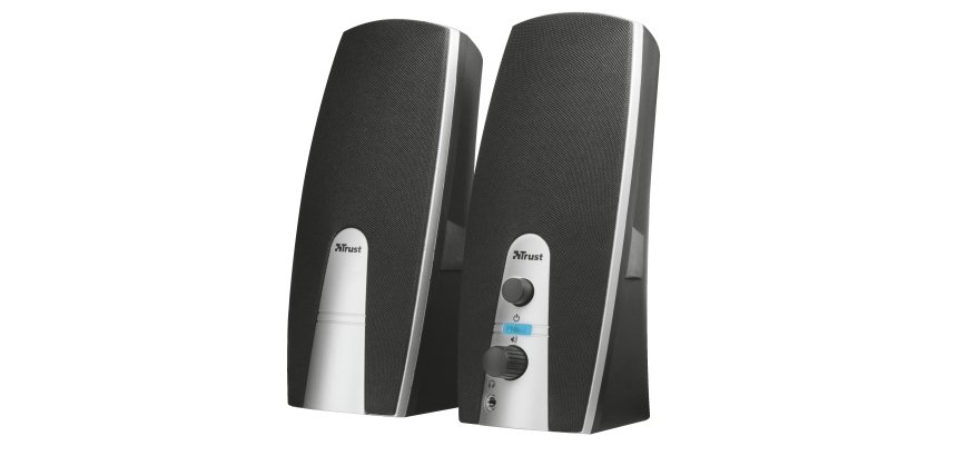 Trust MiLa 2.0 Speaker Set Noir, Argent Avec fil 5 W