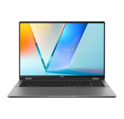 ASUS Vivobook 16 Flip TP3607SA-FLIP-DICSI144X Copilot+ PC Intel Core Ultra 7 256V Hybride (2-en-1) 40,6 cm (16") Écran tactile WUXGA 16 Go LPDDR5x-SDRAM 512 Go SSD Wi-Fi 7 (802.11be) Windows 11 Pro Noir, Gris