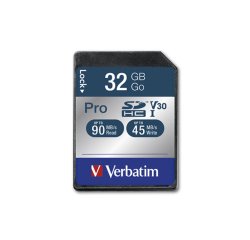 Verbatim PRO - flash memory card - 32 GB - SDHC UHS-I