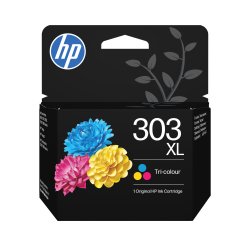 HP Cartouche d’encre trois couleurs 303XL grande capacité authentique