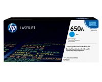 HP 650A - cyaan - origineel - LaserJet - tonercartridge (CE271A)