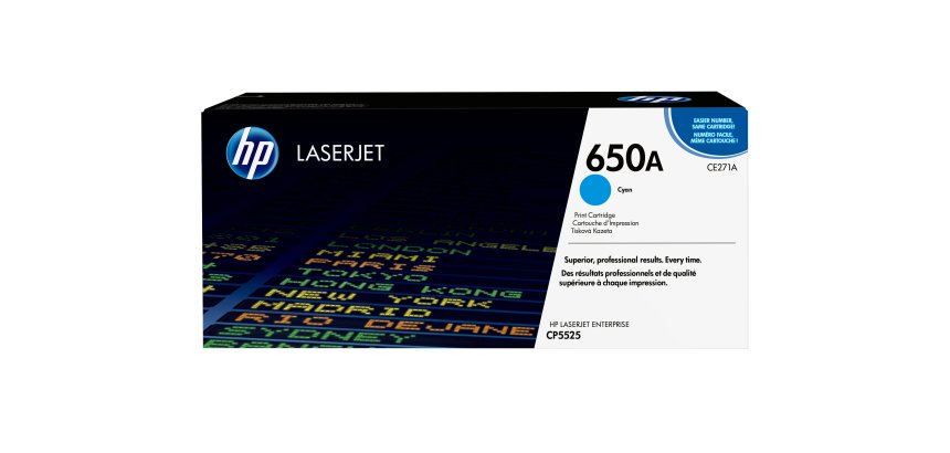 HP 650A - Cyan - original - LaserJet - Tonerpatrone (CE271A)