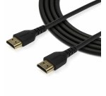 StarTech.com Câble HDMI Fin de 1,5 m, Câble HDMI 2.0 Flexible Certifié Premium avec Ethernet, UHD 4K 60Hz HDR10, Conception Durable en Fibre d'Aramide avec Gaine en TPE