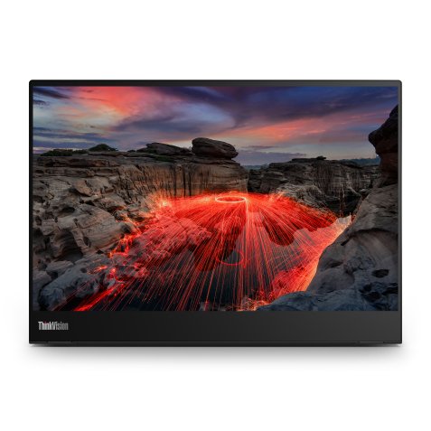 Lenovo ThinkVision M14t LED display 35,6 cm (14") 2240 x 1400 Pixeles 2.2K Pantalla táctil Negro