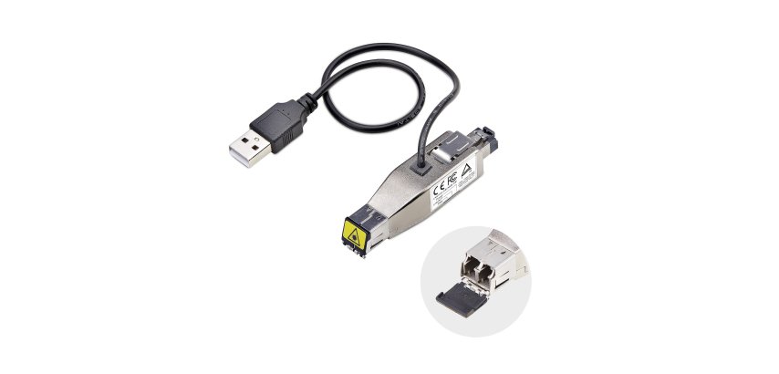 StarTech.com Dongle convertitore multimediale da fibra Gigabit a RJ45 Ethernet, monomodale ottico 10 km/multimodale 800 m, alimentato via USB, compatto, micro mini, TAA