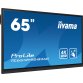 iiyama TE6512MIS-B3AG Écran d'affichage dynamique En forme de kiosk 165,1 cm (65") LCD Wifi 400 cd/m² 4K Ultra HD Noir Écran tactile Intégré dans le processeur Android 11 24/7
