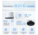 TP-Link Deco X50-Outdoor Bi-bande (2,4 GHz / 5 GHz) Wi-Fi 6 (802.11ax) Blanc 1 Interne