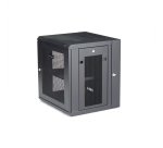 StarTech.com Armadio Rack 19" 12U a Muro - Server Rack 19 pollici a 4 montanti con cerniere - Rack Dati Ventilato con Ripiano 1U e Pannelli Laterali Rimovibili per apparecchiature dati/AV/elettroniche/informatiche