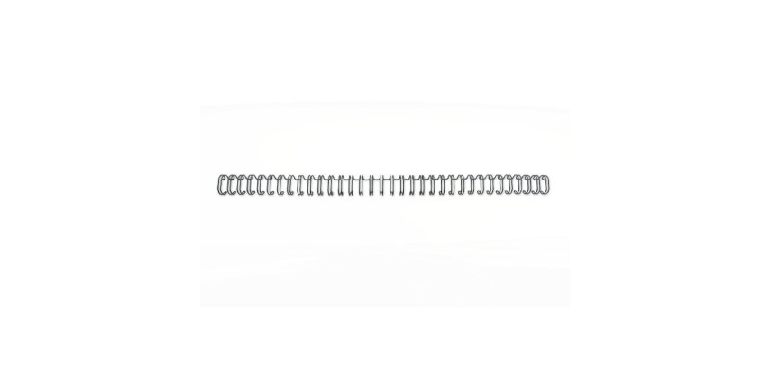 GBC Spirali metalliche 34 anelli 9.5mm 100pz
