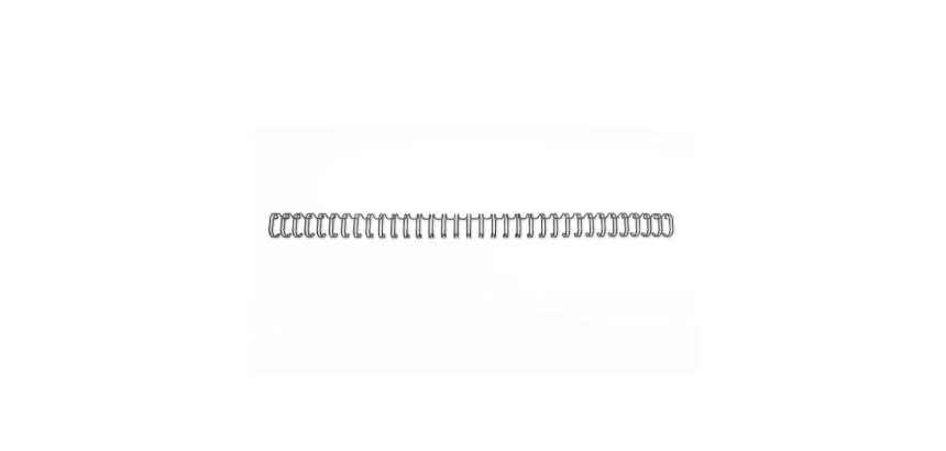 GBC Spirali metalliche 34 anelli 11mm 100pz