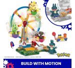 MEGA Pokémon Ferris Wheel Fun Building Toy Kit, with 4 Action Figures (393 Pieces) for Kids