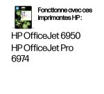 HP 903 Pack de 4 cartouches d'encre Noir/Cyan/Magenta/Jaune authentiques