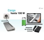 i-tec USB-C Metal Ergonomic 3x 4K Display Docking Station with Power Delivery 100 W + Universal Charger 100 W