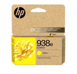 HP 938e Cartouche d’encre authentique Jaune EvoMore