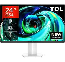 TCL 24G54 Mini-LED Monitor 24", risoluzione Full HD, 100Hz, pannello VA, 450 nits, VESA Display HDR 400, ampia gamma di colori, TÜV Rheinland senza sfarfallio e luce blu bassa